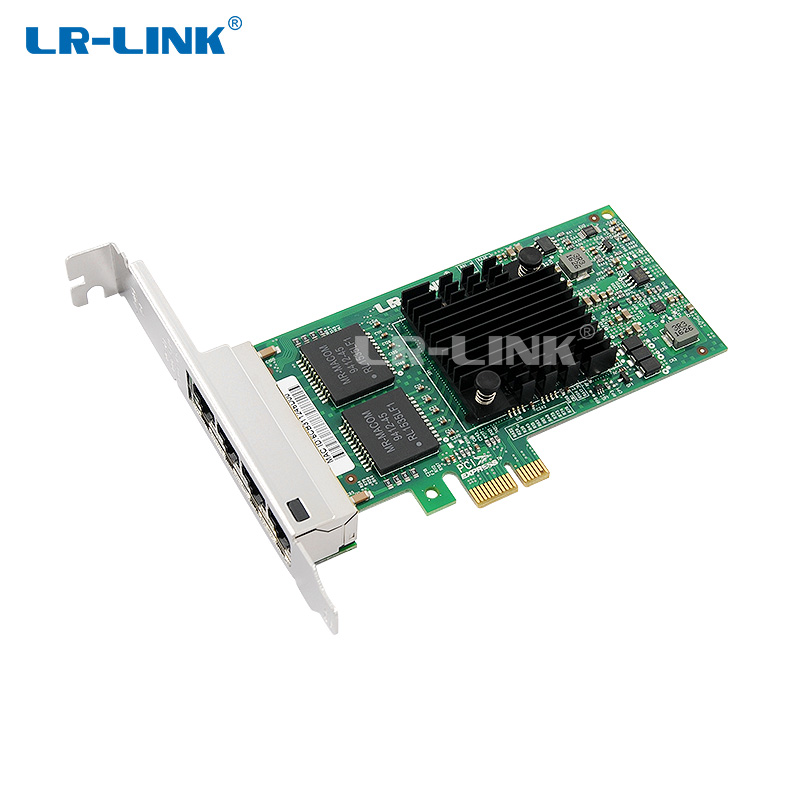 4-Port Copper Gigabit Network Adapter Intel I350 Based
